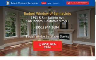 San Jacinto Budget Window CA website