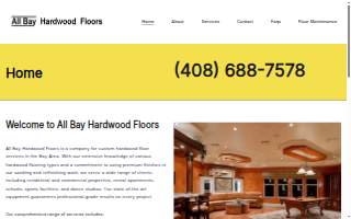 All Bay Hardwood Floors website
