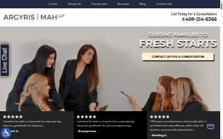 Argyris Mah, LLP - San Jose Divorce Lawyers website