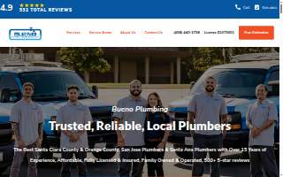 Bueno Plumbing and Rooter website
