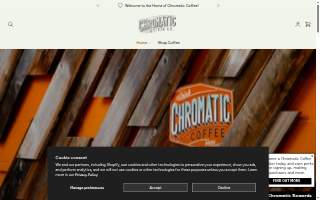 Chromatic Coffee Co. website