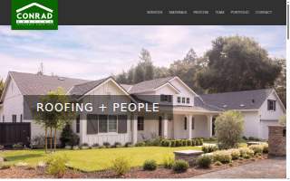 Conrad Roofing Service website