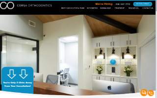 Corsa Orthodontics website
