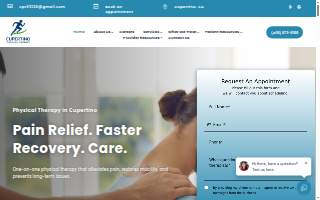 Cupertino Physical Therapy, Inc. website