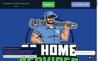 EJ Plumbing & Water Heaters website
