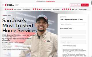Fuse HVAC, Refrigeration, Electrical & Plumbing website