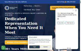Golden State Lawyers, APC website