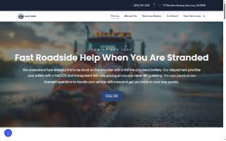 Good Hands Towing website