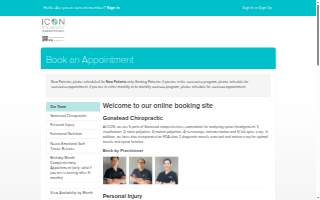 ICON Chiropractor San Jose website