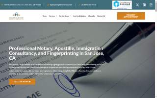 Insightful Notary Signing Services website