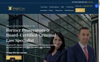 Knight Law, Criminal Defense website