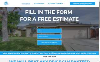 Max Shield Roof Replacement San Jose website