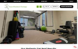 Pace Physical Therapy website