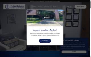 Perfect Balance Physical Therapy website