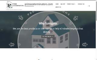 Prime Exterminators Inc website