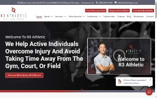 R3 Athletic & Physical Therapy website