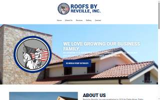 Roofs By Reveille, Inc website