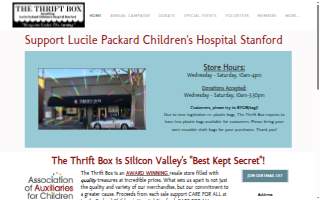 Thrift Box website