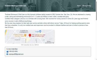TrueHeart Family Daycare website