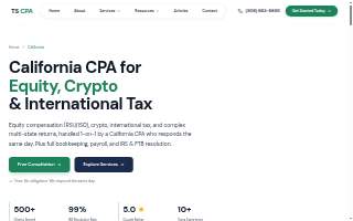 TS CPA | Tax & Accounting website