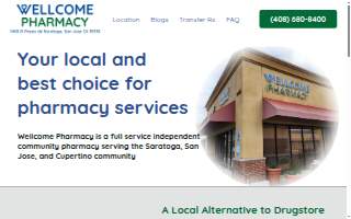 Wellcome Pharmacy website