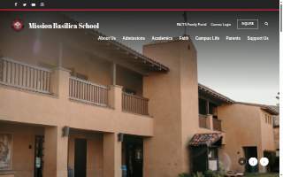 Mission Basilica School website