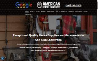 American Horse Products website