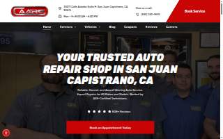 CAARS Automotive website
