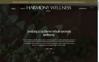 Harmony Wellness Clinic, Inc. website
