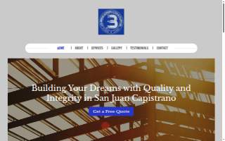 Las Brisas Construction website