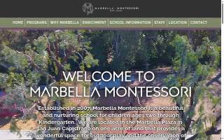 Marbella Montessori website