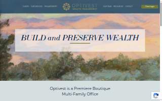 Optivest Wealth Management website