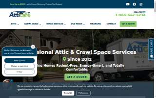 Atticare USA website