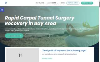 Bay Area Carpal Tunnel Center website