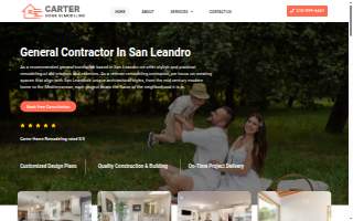 Carter Home Remodeling website