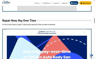 Chilton Auto Body San Leandro website