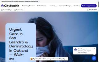 CityHealth - San Leandro website
