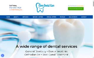 Clove Dental Care, San Leandro - Krishna Neelagiri DDS website