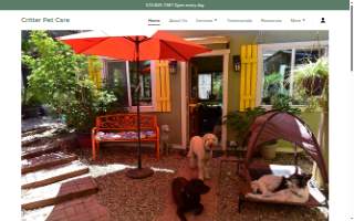 Critter Pet Care website