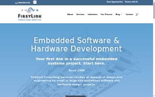 FirstLink Consulting Services website