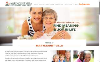 Marymount Villa website