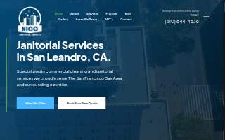 Nico Janitorial website