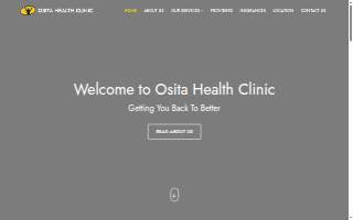 Osita Health Clinic website