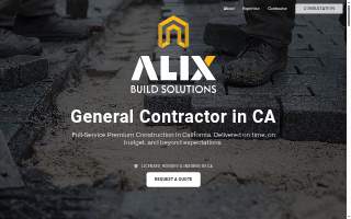Alix Build Solutions website