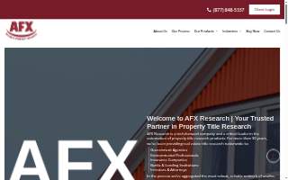 AFX Research, LLC website