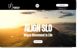 Align SLO Family Chiropractic website