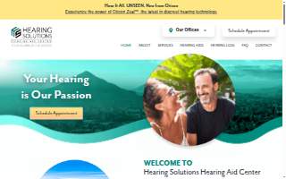 Hearing Solutions website