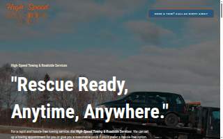 High-Speed Towing & Roadside Services website