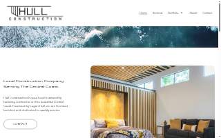 Hull Construction website