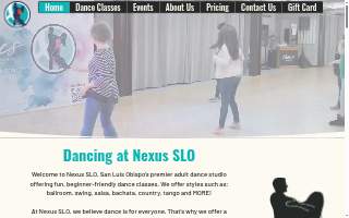 Nexus SLO Ballroom D.C. website